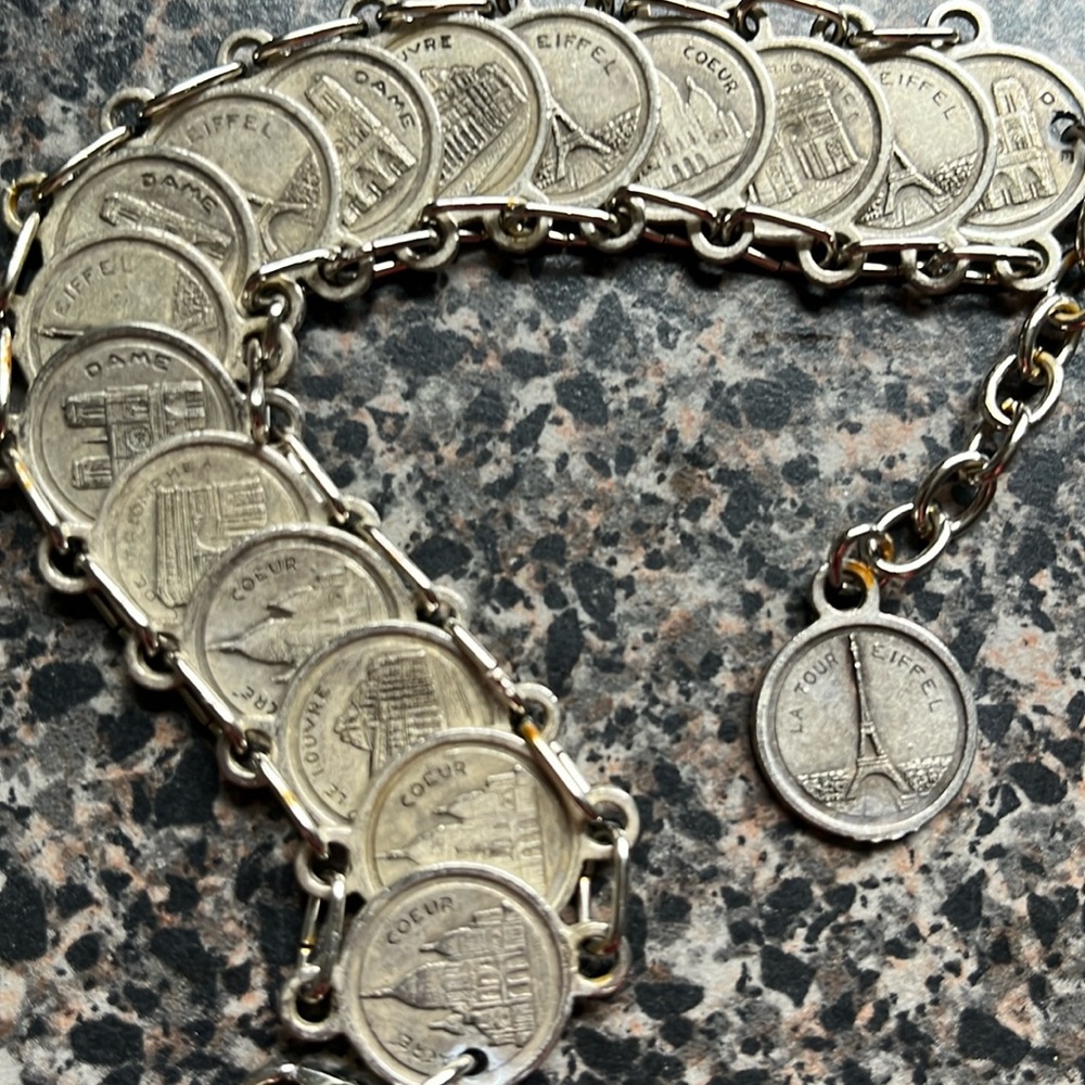 Vintage souvenir Paris bracelet